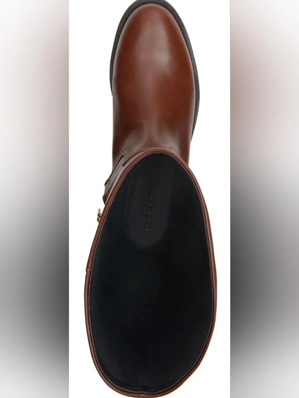 COACH Women's Tall Riding Boots in Dark Brown SIZE 6  EUR 37